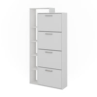 Vicco Scarpiera da ingresso Bianco 80 x 166.1 cm con 4 scomparti