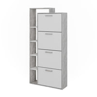 Vicco Scarpiera da ingresso Bianco/cemento 80 x 166.1 cm