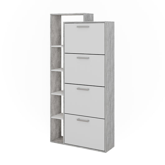 Vicco Scarpiera da ingresso Bianco/cemento 80 x 166.1 cm