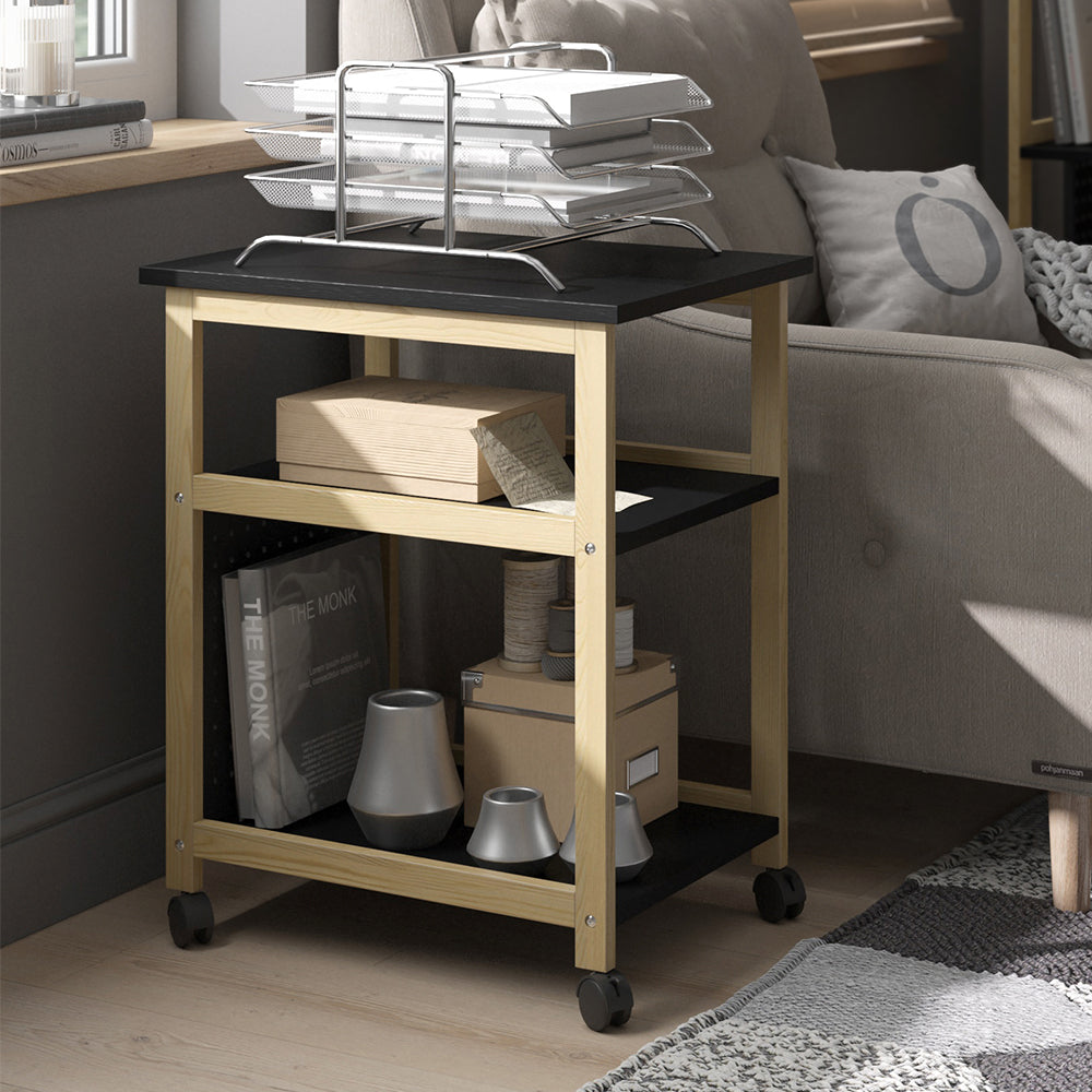 Vicco Carrello Nero 36 x 51 cm