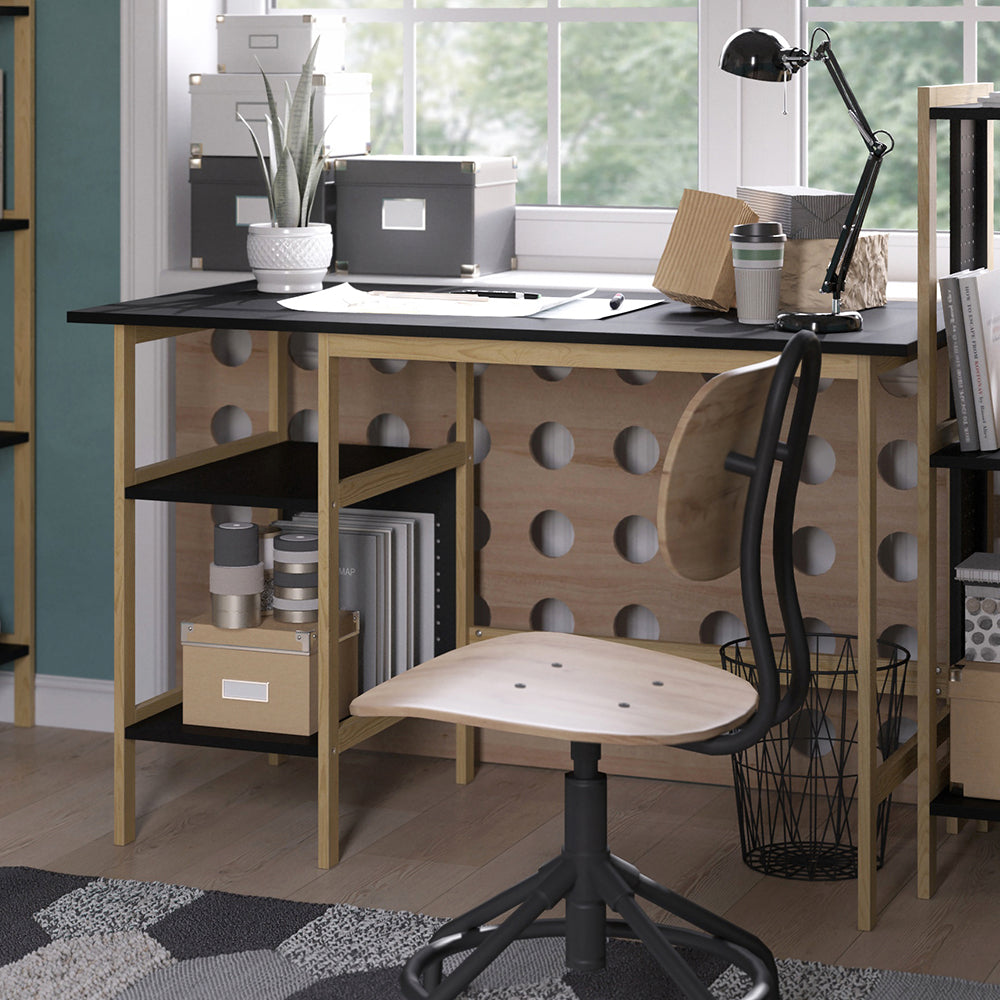 Vicco Scrivania Nero 120 x 60 cm