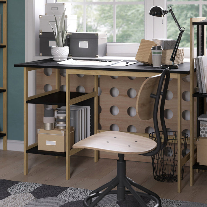 Vicco Scrivania Nero 120 x 60 cm