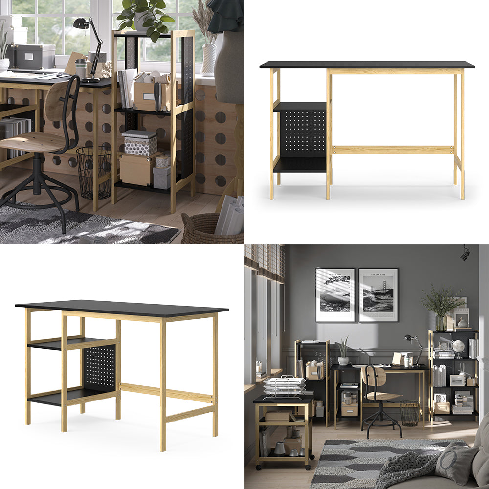 Vicco Scrivania Nero 120 x 60 cm