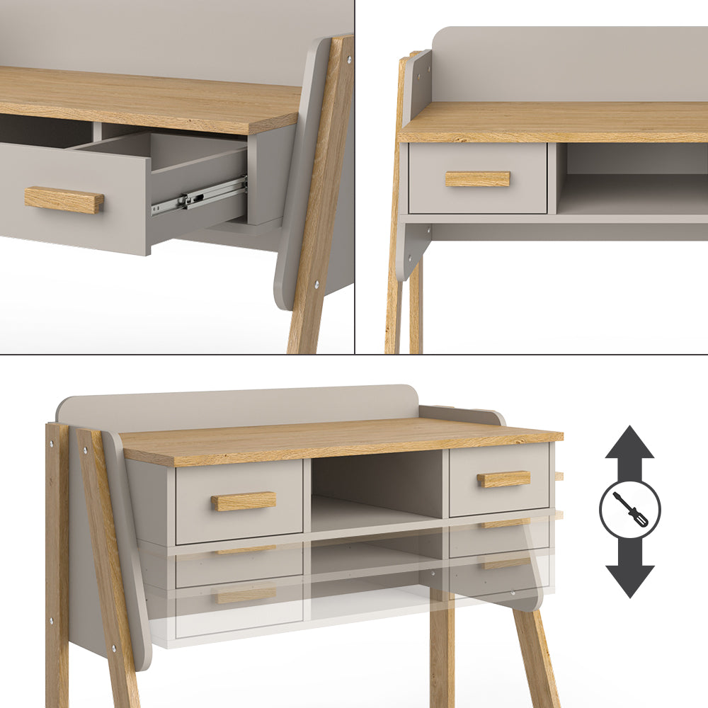 Vitalispa Scrivania Quercia cashmere 97 x 51 cm