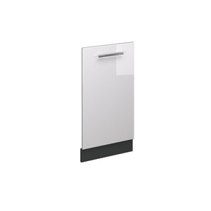 Vicco Pannello frontale della lavastoviglie Bianco lucido 45 cm senza piano di lavoro