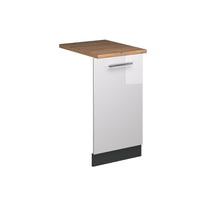 Vicco Pannello frontale della lavastoviglie Bianco lucido 45 cm , PL Rovere