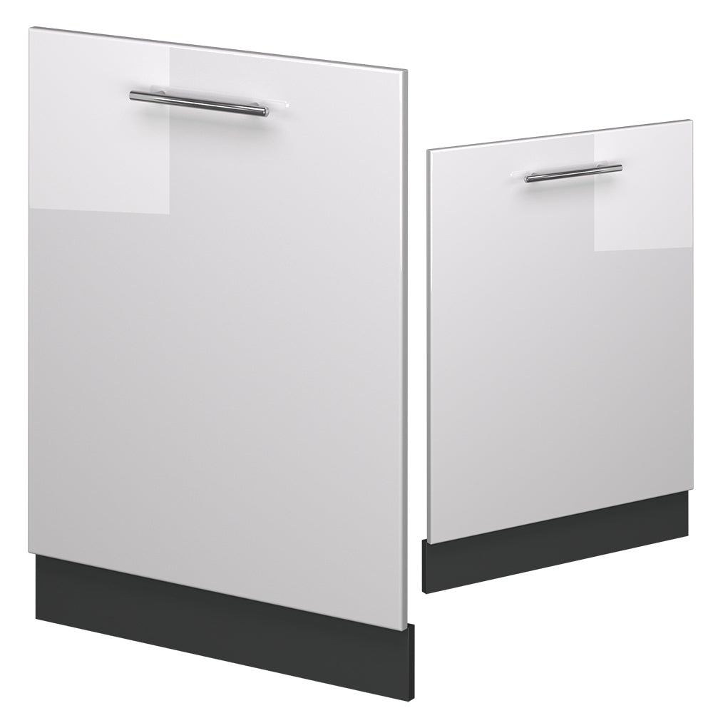 Vicco Pannello frontale della lavastoviglie Bianco lucido 60 cm , PL Marmo