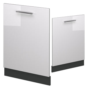 Vicco Pannello frontale della lavastoviglie Bianco lucido 60 cm , PL Marmo