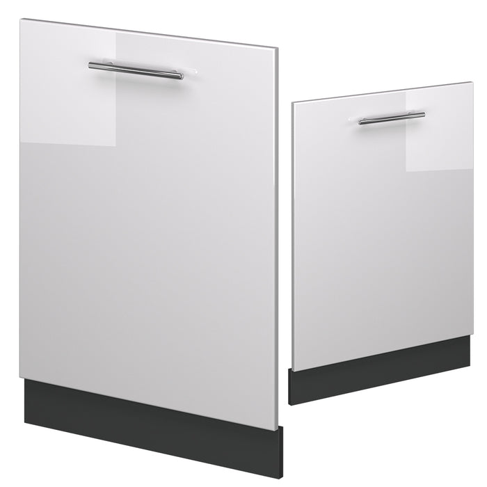 Vicco Pannello frontale della lavastoviglie Bianco lucido 60 cm senza piano di lavoro