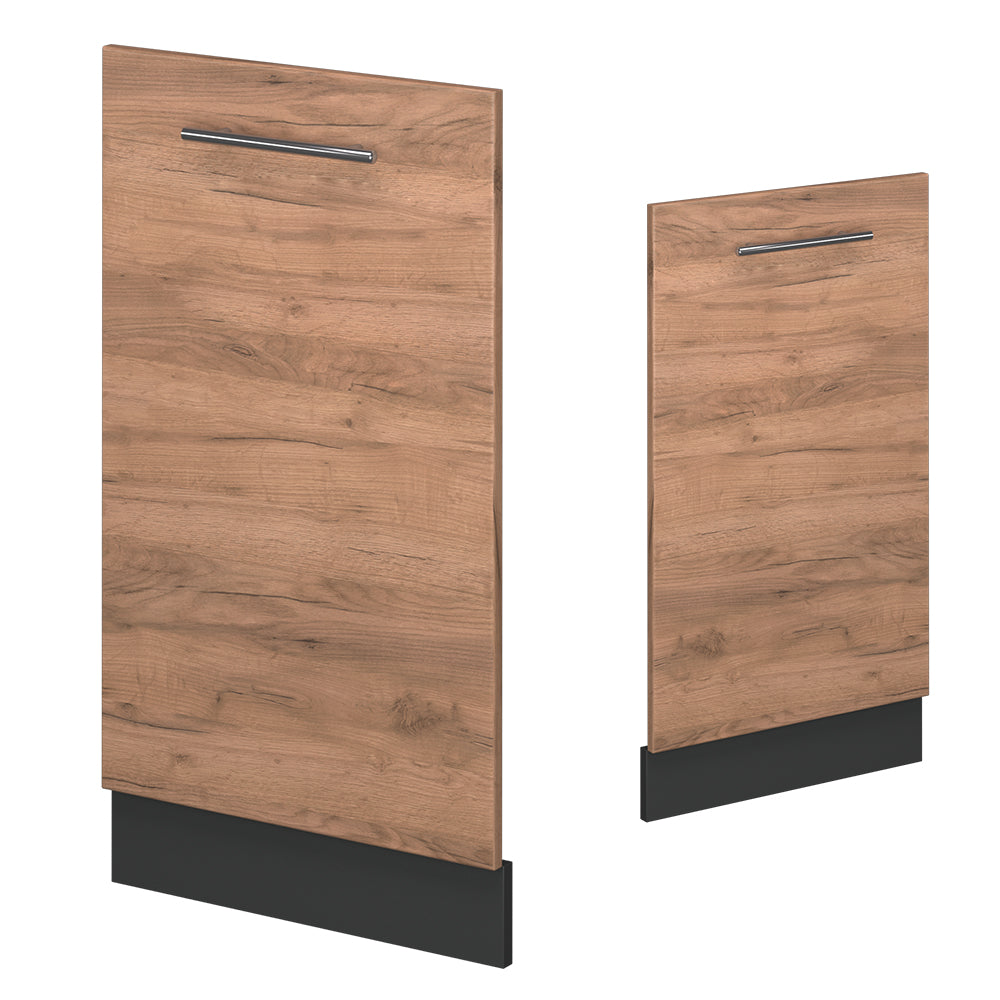 Vicco Pannello frontale della lavastoviglie Quercia dorata 45 cm senza piano di lavoro