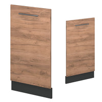 Vicco Pannello frontale della lavastoviglie Quercia dorata 45 cm senza piano di lavoro