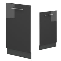 Vicco Pannello frontale della lavastoviglie Antracite lucido 45 cm , PL Rovere