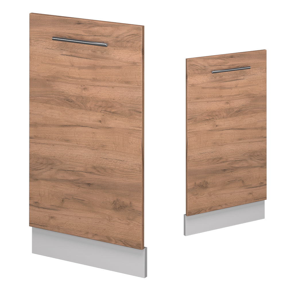 Vicco Pannello frontale della lavastoviglie Quercia dorata 45 cm senza piano di lavoro