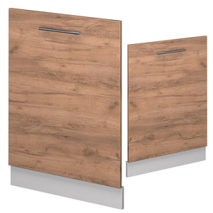 Vicco Pannello frontale della lavastoviglie Quercia dorata 60 cm senza piano di lavoro