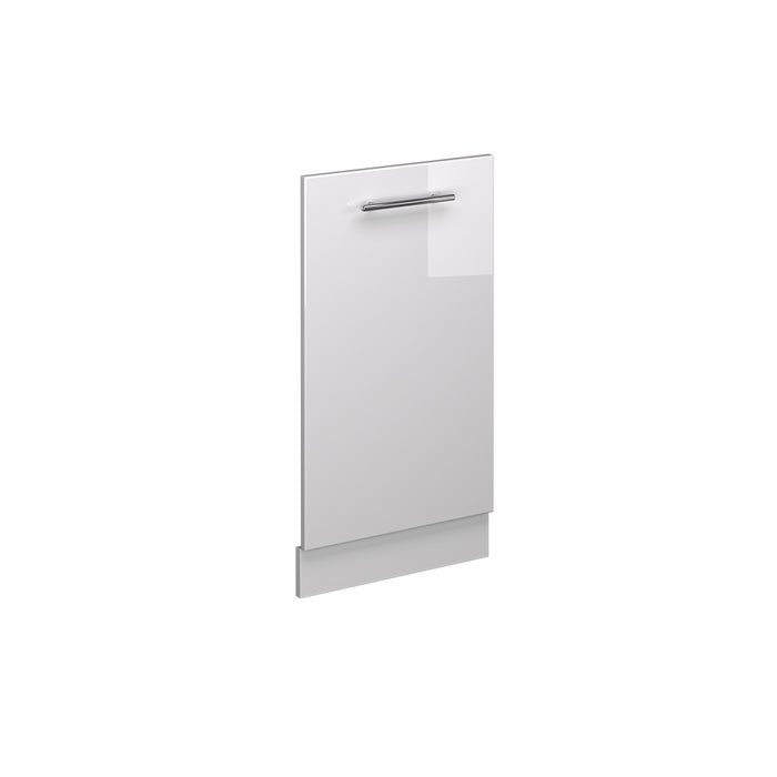 Vicco Pannello frontale della lavastoviglie Bianco lucido 45 cm senza piano di lavoro