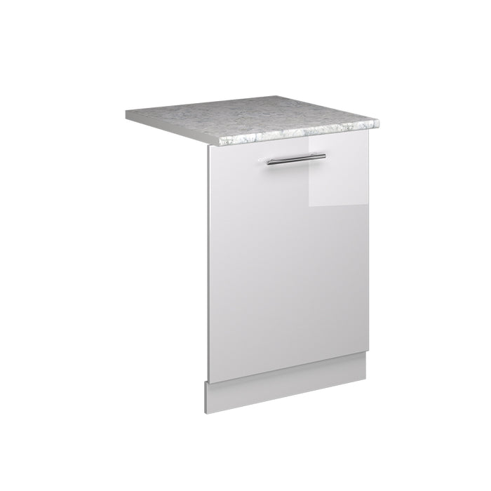 Vicco Pannello frontale della lavastoviglie Bianco lucido 60 cm , PL Marmo