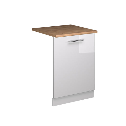 Vicco Pannello frontale della lavastoviglie Bianco lucido 60 cm , PL Rovere