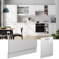 Vicco Pannello frontale della lavastoviglie Bianco lucido 60 cm , PL Antracite