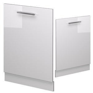 Vicco Pannello frontale della lavastoviglie Bianco lucido 60 cm , PL Marmo