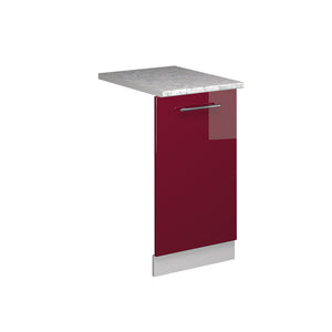 Vicco Pannello frontale della lavastoviglie Rosso bordeaux lucido 45 cm , PL Marmo