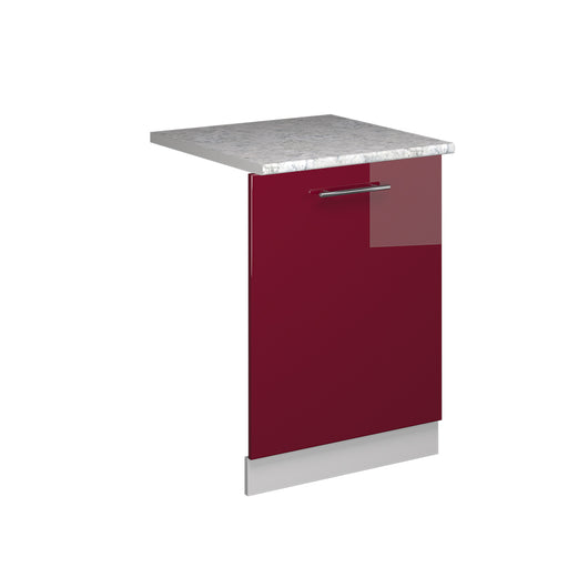 Vicco Pannello frontale della lavastoviglie Rosso bordeaux lucido 60 cm , PL Marmo