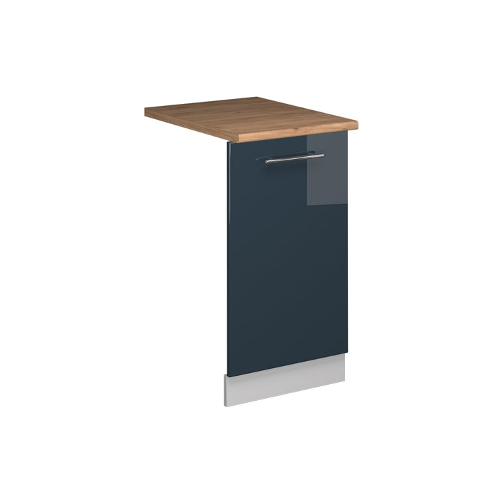 Vicco Pannello frontale della lavastoviglie Blu scuro lucido 45 cm , PL Rovere