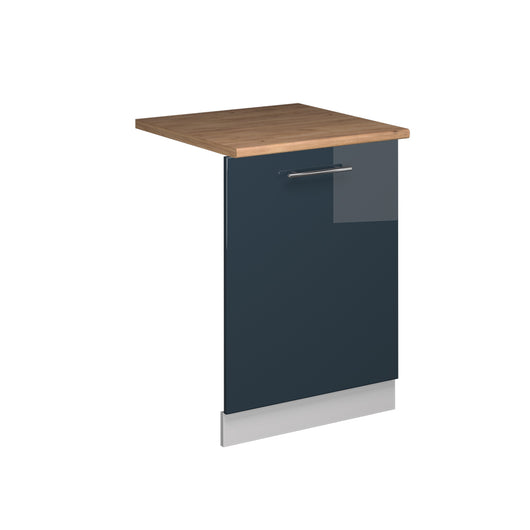 Vicco Pannello frontale della lavastoviglie Blu scuro lucido 60 cm , PL Rovere