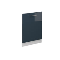 Vicco Pannello frontale della lavastoviglie Blu scuro lucido 60 cm senza piano di lavoro