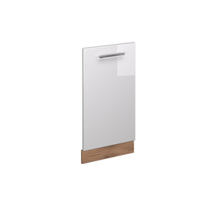 Vicco Pannello frontale della lavastoviglie Bianco lucido 45 cm senza piano di lavoro