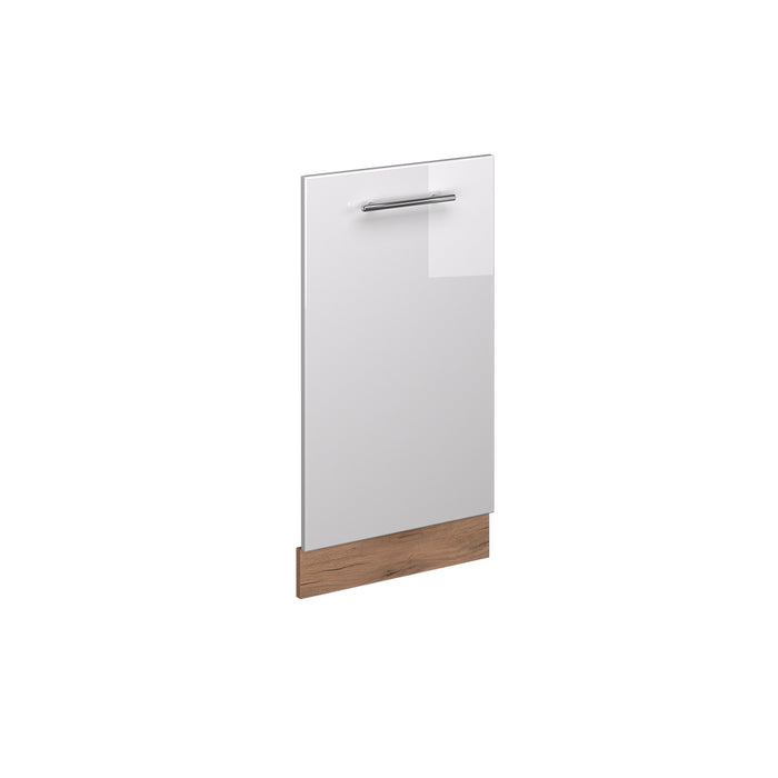 Vicco Pannello frontale della lavastoviglie Bianco lucido 45 cm senza piano di lavoro