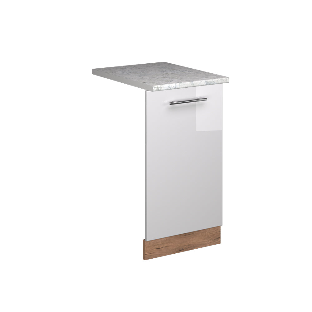 Vicco Pannello frontale della lavastoviglie Bianco lucido 45 cm , PL Marmo