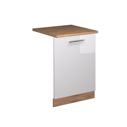 Vicco Pannello frontale della lavastoviglie Bianco lucido 60 cm , PL Rovere