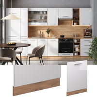 Vicco Pannello frontale della lavastoviglie Bianco lucido 60 cm , PL Antracite