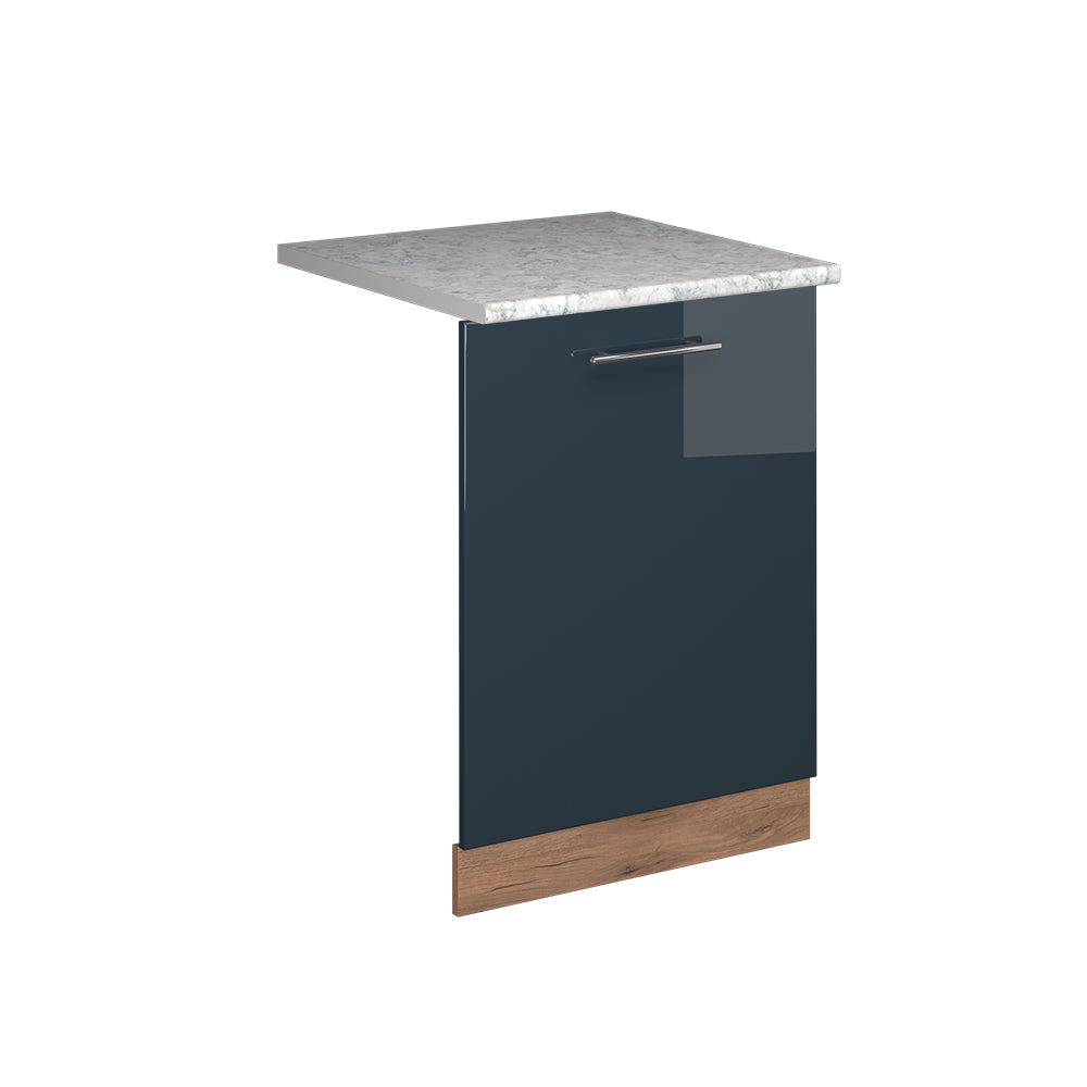 Vicco Pannello frontale della lavastoviglie Blu scuro lucido 60 cm , PL Marmo