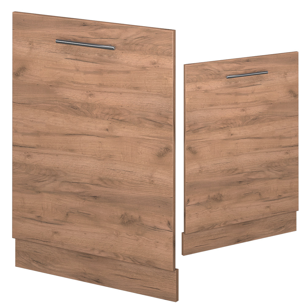 Vicco Pannello frontale della lavastoviglie Quercia dorata 60 cm senza piano di lavoro