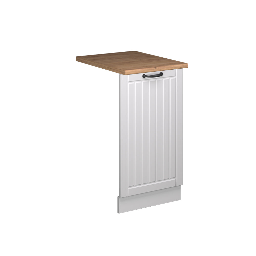 Vicco Pannello frontale della lavastoviglie Bianco casa di campagna 45 cm , PL Rovere