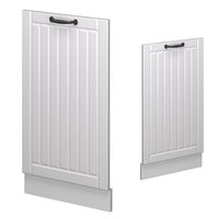 Vicco Pannello frontale della lavastoviglie Bianco casa di campagna 45 cm , PL Marmo