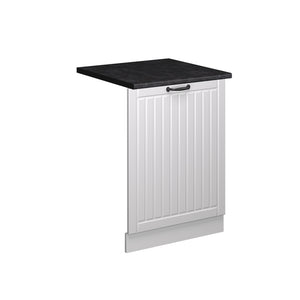 Vicco Pannello frontale della lavastoviglie Bianco casa di campagna 60 cm , PL Antracite