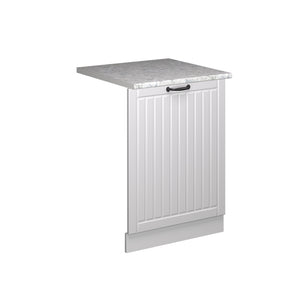 Vicco Pannello frontale della lavastoviglie Bianco casa di campagna 60 cm , PL Marmo