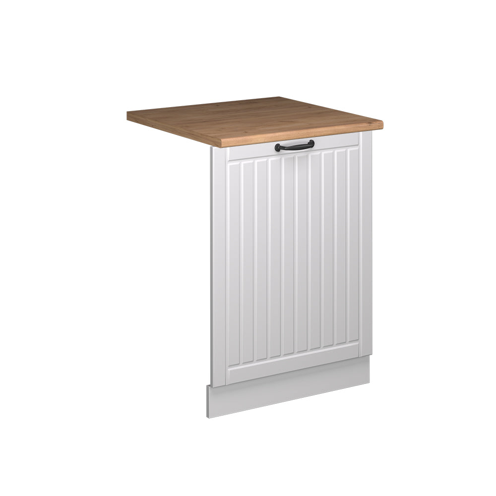 Vicco Pannello frontale della lavastoviglie Bianco casa di campagna 60 cm , PL Rovere