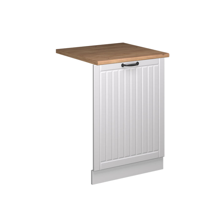 Vicco Pannello frontale della lavastoviglie Bianco casa di campagna 60 cm , PL Rovere