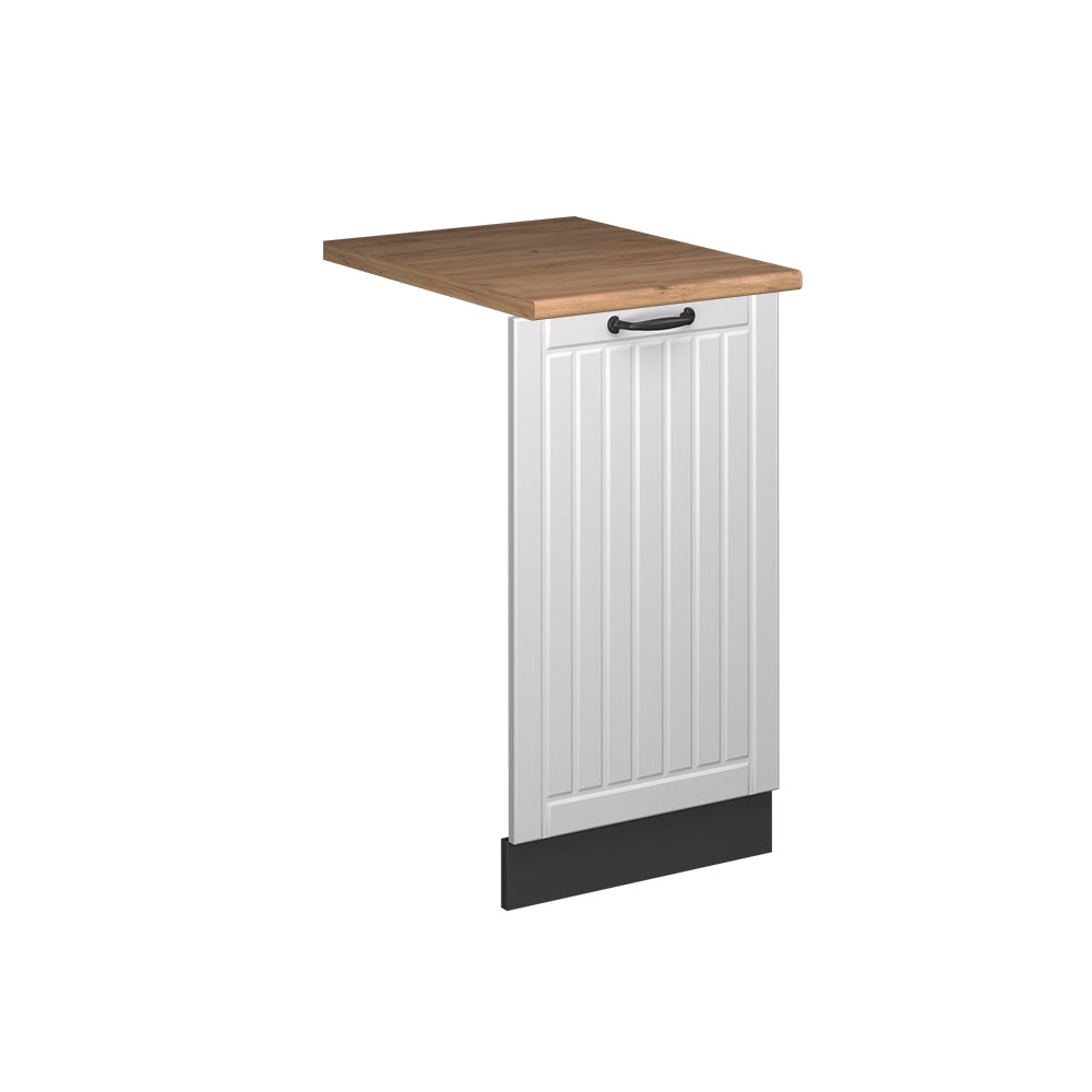 Vicco Pannello frontale della lavastoviglie Bianco casa di campagna 45 cm , PL Rovere