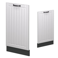 Vicco Pannello frontale della lavastoviglie Bianco casa di campagna 45 cm , PL Rovere