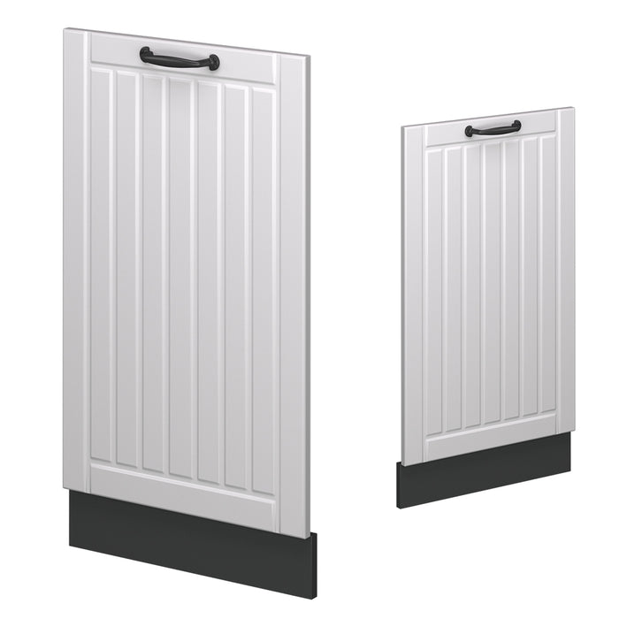 Vicco Pannello frontale della lavastoviglie Bianco casa di campagna 45 cm , PL Rovere