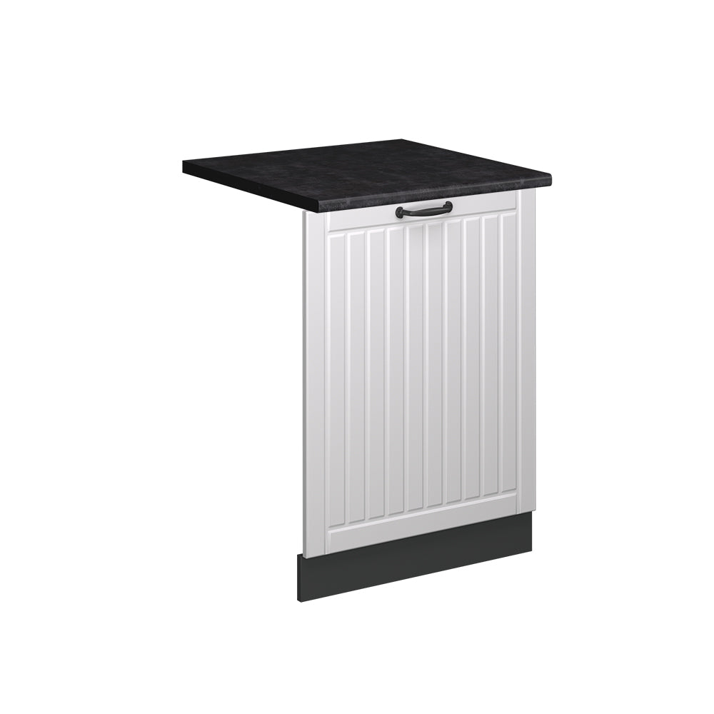 Vicco Pannello frontale della lavastoviglie Bianco casa di campagna 60 cm , PL Antracite