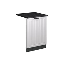 Vicco Pannello frontale della lavastoviglie Bianco casa di campagna 60 cm , PL Antracite