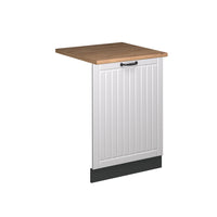 Vicco Pannello frontale della lavastoviglie Bianco casa di campagna 60 cm , PL Rovere