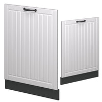 Vicco Pannello frontale della lavastoviglie Bianco casa di campagna 60 cm senza piano di lavoro