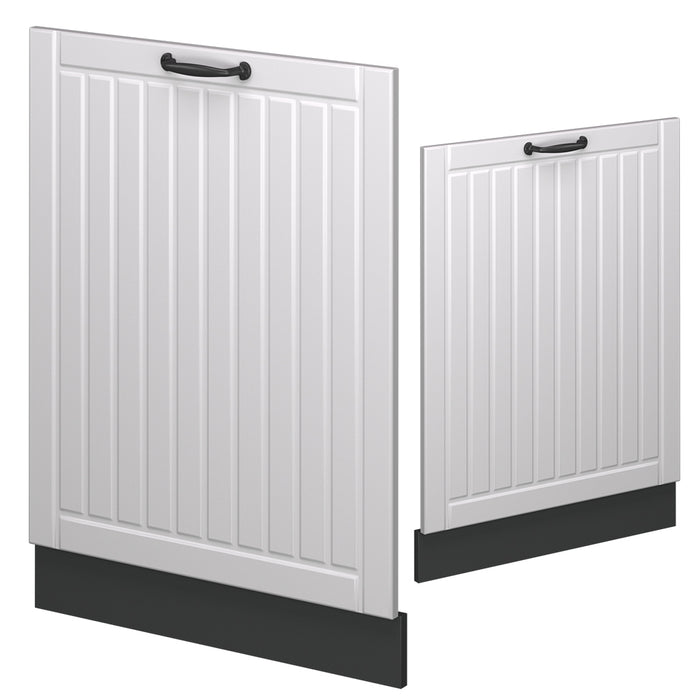 Vicco Pannello frontale della lavastoviglie Bianco casa di campagna 60 cm senza piano di lavoro