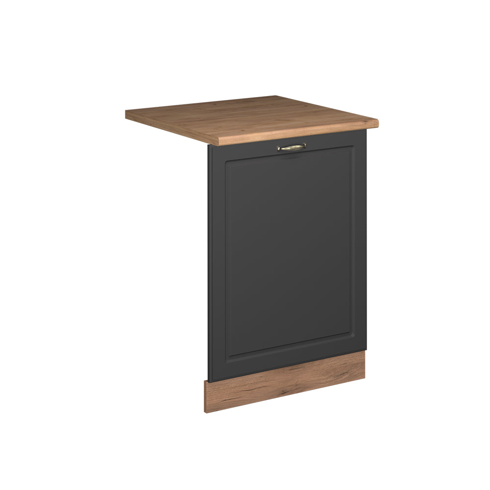 Vicco Pannello frontale della lavastoviglie Landhaus antrazit-oro 60 cm , PL Rovere